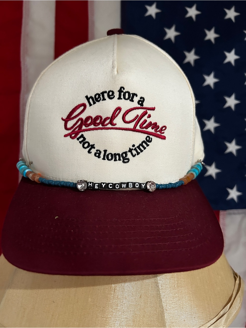 Hat chain Hey cowboy handmade brand new
